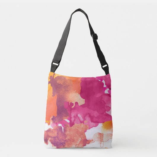 Camouflage Pink Crossbody Tas (Voorkant)