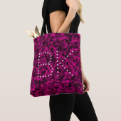 Camouflage Pink Pattern Monogram Gepersonaliseerd Tote Bag (Dichtbij)