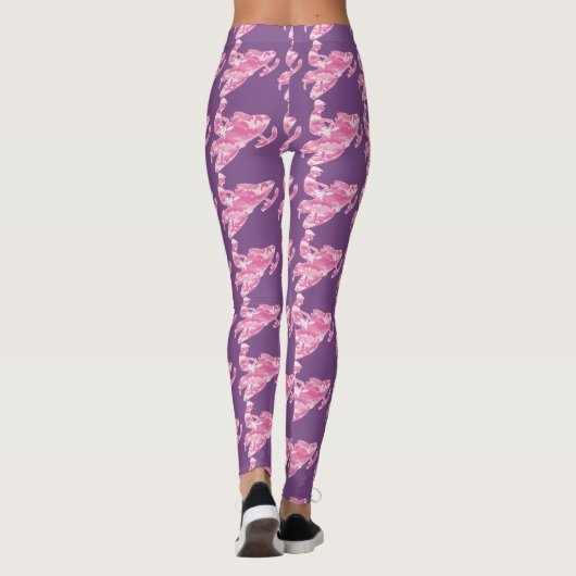 Camouflage Pink Snowmobiler Leggings (Achterkant)