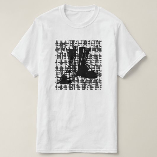 Camouflage Pistool Krijgsmacht Boot Camp GI T-shirt (Design voorkant)