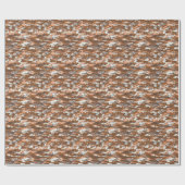 Camouflage Polka Dot: Abstract naadloos. Cadeaupapier (Vlak)