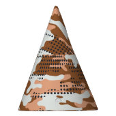 Camouflage Polka Dot: Abstract naadloos. Feesthoedjes (Rechts)