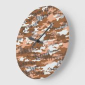 Camouflage Polka Dot: Abstract naadloos. Grote Klok (Hoek)