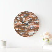 Camouflage Polka Dot: Abstract naadloos. Grote Klok (Huis)