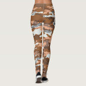 Camouflage Polka Dot: Abstract naadloos. Leggings (Achterkant)
