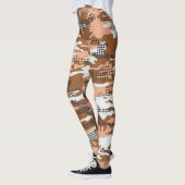 Camouflage Polka Dot: Abstract naadloos. Leggings (Links)