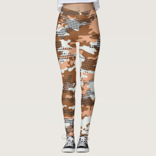 Camouflage Polka Dot: Abstract naadloos. Leggings