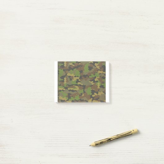 Camouflage Post-it® Notes (Op bureau)