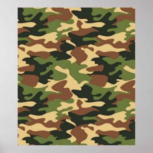 camouflage poster (Voorkant)