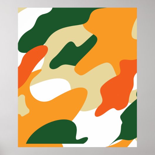 camouflage poster (Voorkant)