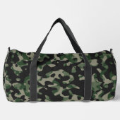 Camouflage Print Cut Naai Grote Duffel Bag Plunjezak (Voorkant)