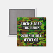 Camouflage reinigen en drogen magneet (Voorkant / Achterkant)