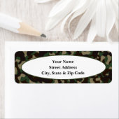 Camouflage retouradreslabels etiket (Insitu)