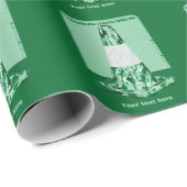 Camouflage rode kegel grappig verkeer kegel cadeaupapier (Rol Hoek)