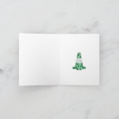 Camouflage rode kegel grappig verkeer kegel kaart (Binnen)