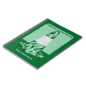 Camouflage rode kegel grappig verkeer kegel notitieboek (Linkerzijde)