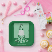 Camouflage rode kegel grappig verkeer kegel papieren bordje (Feest)