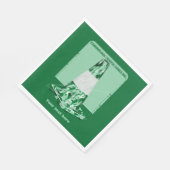 Camouflage rode kegel grappig verkeer kegel servet (Hoek)