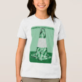 Camouflage rode kegel grappig verkeer kegel Tri-Blend shirt (Voorkant)