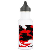 Camouflage Rode Patronen Waterfles (Links)