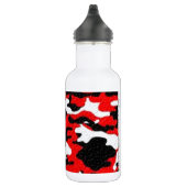 Camouflage Rode Patronen Waterfles (Rechts)