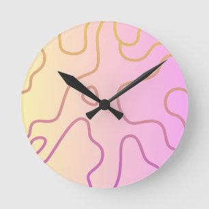 camouflage ronde klok