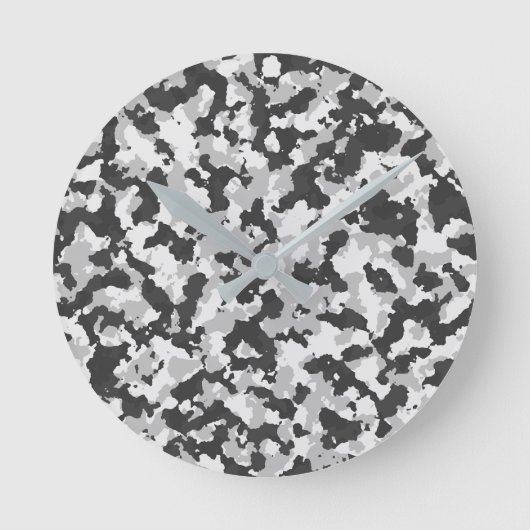 camouflage ronde klok (Voorkant)