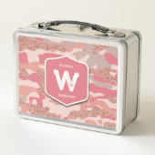 Camouflage Roos Gold Blush Roze Camo Legerpatroon (Achterkant)