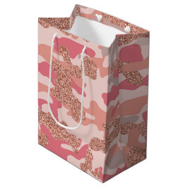 Camouflage Roos Gold Blush Roze Camo Legerpatroon Medium Cadeauzakje