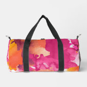 camouflage Roze Duffle Bag Plunjezak (Voorkant)