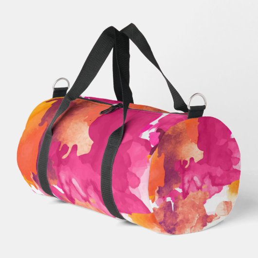 camouflage Roze Duffle Bag Plunjezak (Linkerhoek)