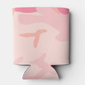 Camouflage roze kleur blikjeskoeler (Achterkant)