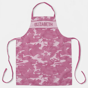 Camouflage Roze Persoonlijk Schort