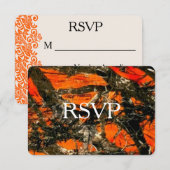 Camouflage RSVP Kaartje (Voorkant / Achterkant)