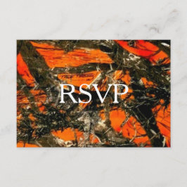 Camouflage RSVP Kaartje