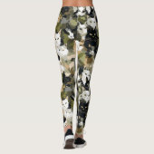 Camouflage Schattigee katten Leggings (Achterkant)