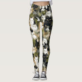 Camouflage Schattigee katten Leggings (Voorkant)
