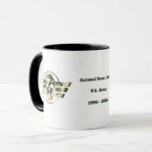 Camouflage Schedel | Military Pride Veteraan Koffi Mok (Voorkant links)