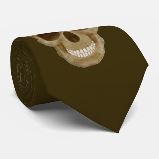 Camouflage schedel Stropdas (Opgerold)