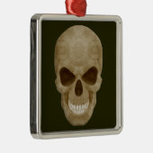 Camouflage Schedel Vierkant Ornament (Rechts)