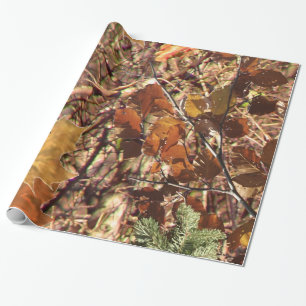 Camouflage-schilderijen voor de Natuur van de Herf Cadeaupapier