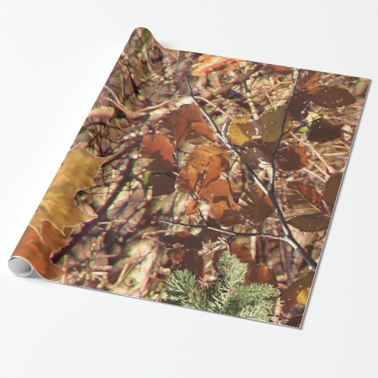 Camouflage-schilderijen voor de Natuur van de Herf Cadeaupapier (Uitgerold)