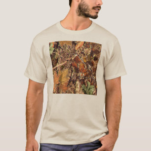 Camouflage-schilderijen voor de Natuur van de Herf T-shirt