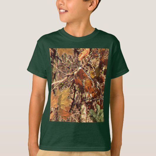 Camouflage-schilderijen voor de Natuur van de Herf T-shirt (Voorkant)