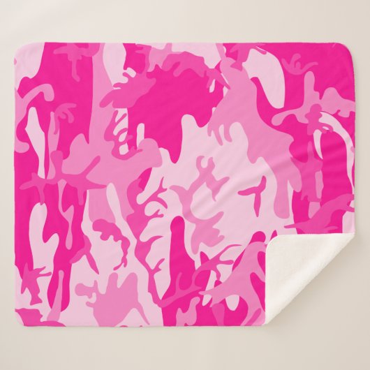 camouflage sherpa deken (Voorkant (horizontaal))