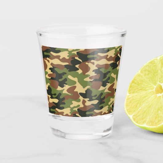 camouflage shot glas (Voorkant)