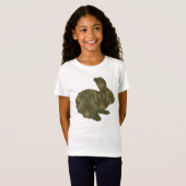 Camouflage Silhouette Easter Bunny Shirt (Voorkant volledig)