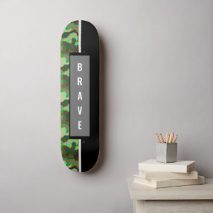 Camouflage Sjabloon Skateboard