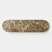 Camouflage Skateboard Bruin Beige Groen (Horizontaal)