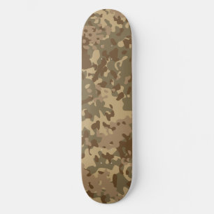 Camouflage Skateboard Bruin Beige Groen
